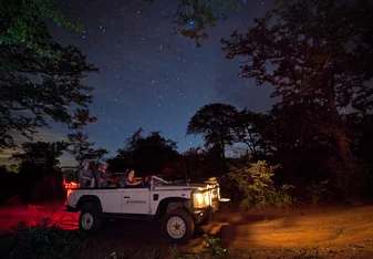 Safari vehicle night