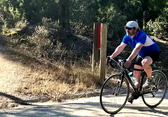 On the bike in Montnegre y Corredor