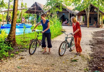 At the Mother Nature Forest Camp in Zanzibar