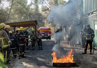 Our students during the Firefighting day 