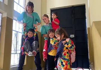 volunteering with children