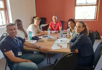 Annaelle M. working at UCT English Language Centre