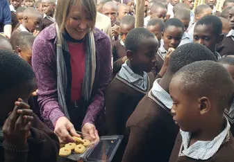 Helping At Amatsiko School 