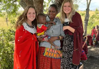 Sarah Butler volunteering in Tanzania