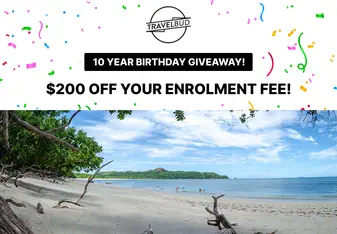 TravelBud 10 Year Birthday Promotion - $200 USD off!
