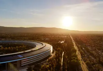 Silicon Valley bird's eye view.