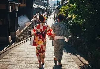 Home of the Kimono, it’s completely accepted and even encouraged to wear Kimonos in Japan. You’ll find such a wide variety of ones to choose from compared to what’s available back home.