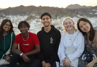 Make friends with students from 25 countries