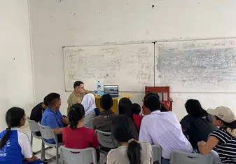 Junior Rangers learning about conservation