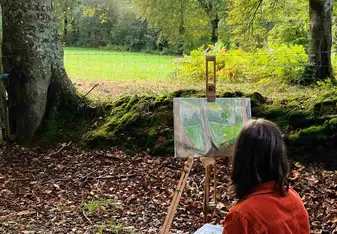 Painting outdoors