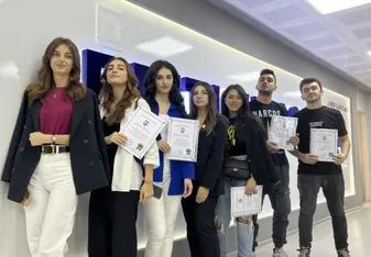 B2 level students got their Certificates