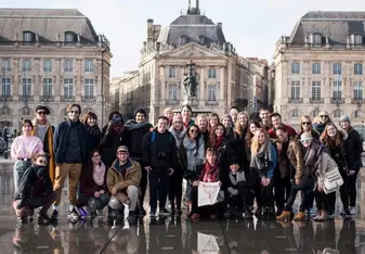 University students abroad