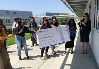 Surprising community members with giant scholarship checks is one of our favorite things to do!