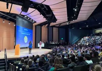 Speaking with high school students about gap year opportunities ended with a surprise scholarship for one lucky student!