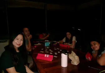 People playing table games