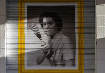 Woman painting