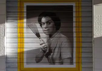 Woman painting