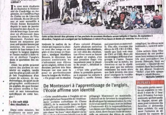 Our interns in Cluses making headlines