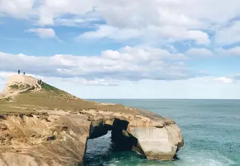 coastal archway and ocean views