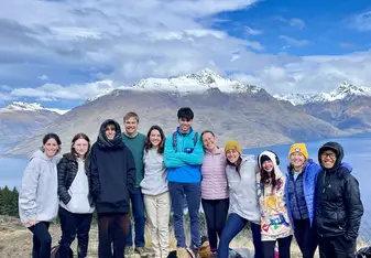 Group on Mountain top