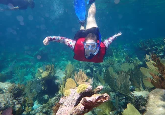 snorkeling on Andros Island