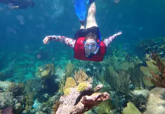 snorkeling on Andros Island