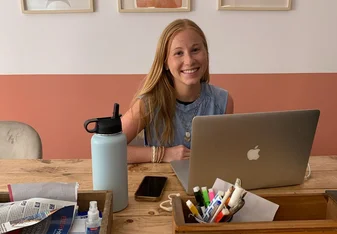 Intern at work