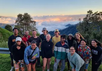 The Bridge students on a trip