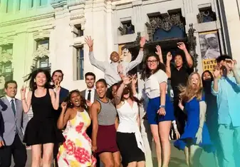 International interns from The Intern Group on program in Madrid, Spain.