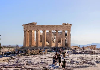 We spend almost a month touring all over the ancient lands and islands of Greece