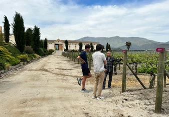 Wine Theory Candidates at a Vineyard in Chile