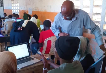 ICT training sessio