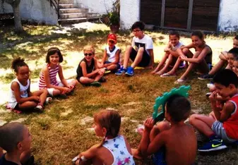 into the wild summer camp, circle time