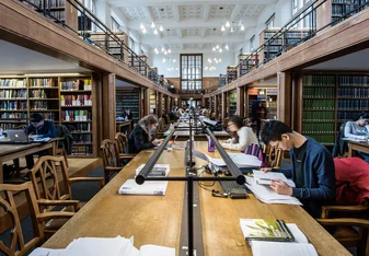 Students studying in Wills Memorial Library_ CREDIT: Dan Rowley