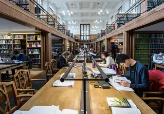Students studying in Wills Memorial Library_ CREDIT: Dan Rowley