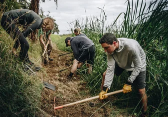 Students conservation project for service learning