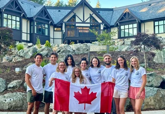 L&E World Camp Canada Leaders at Shawnigan Lake