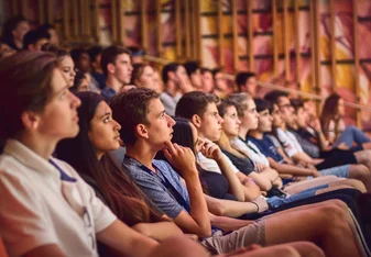 Listening to Guest Speaker