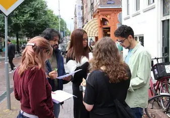 Student during a Field Trip