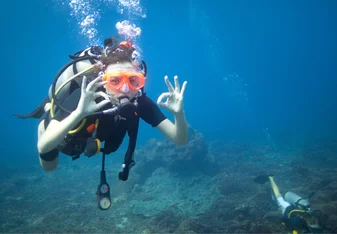 Combine a professional diving certification with marine conservation work in Barcelona.