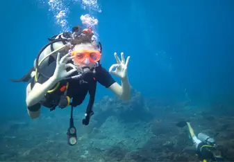 Combine a professional diving certification with marine conservation work in Barcelona.
