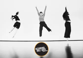 Dancers in a line