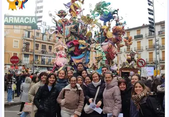 Our students visiting Fallas