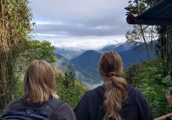 TCS Students Overlook Tanayapa Valley