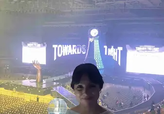 Marlene at a concert in South Korea