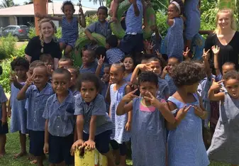 A class photo of my kindergarten class