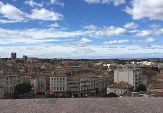 View from the roof of the ' Corum'