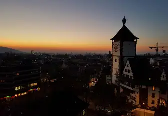 Horizon, Sunset, Freiburg View, Freiburg Skyline, Schwabentor