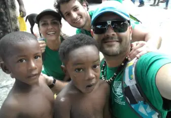 Volunteers with RVA