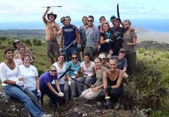 IES Abroad students in the Galapagos Islands